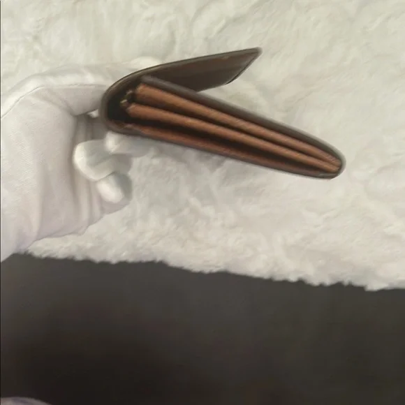 Louis Vuitton  Authentic Monogram Porte Monnaie Credit Long Wallet 1989 Minty - Picture 8 of 12